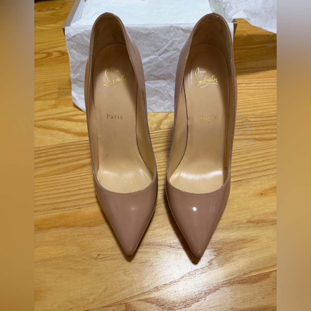 Christian Louboutin Pigalle 100 Patent Leather Pumps